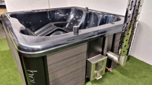 Plener SPA balia akrylowa 245cm piec na drewno zintegrowany 5