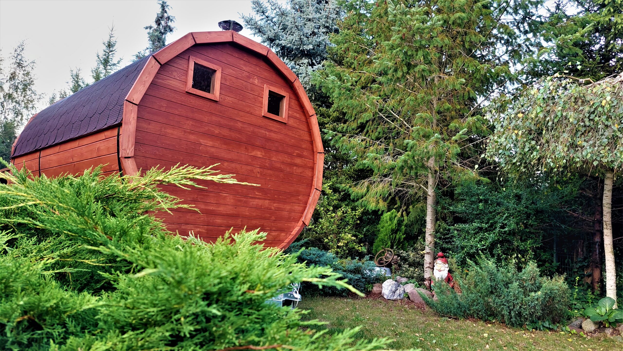 Plenner SPA sauna beczka ogrodowa 5 scaled