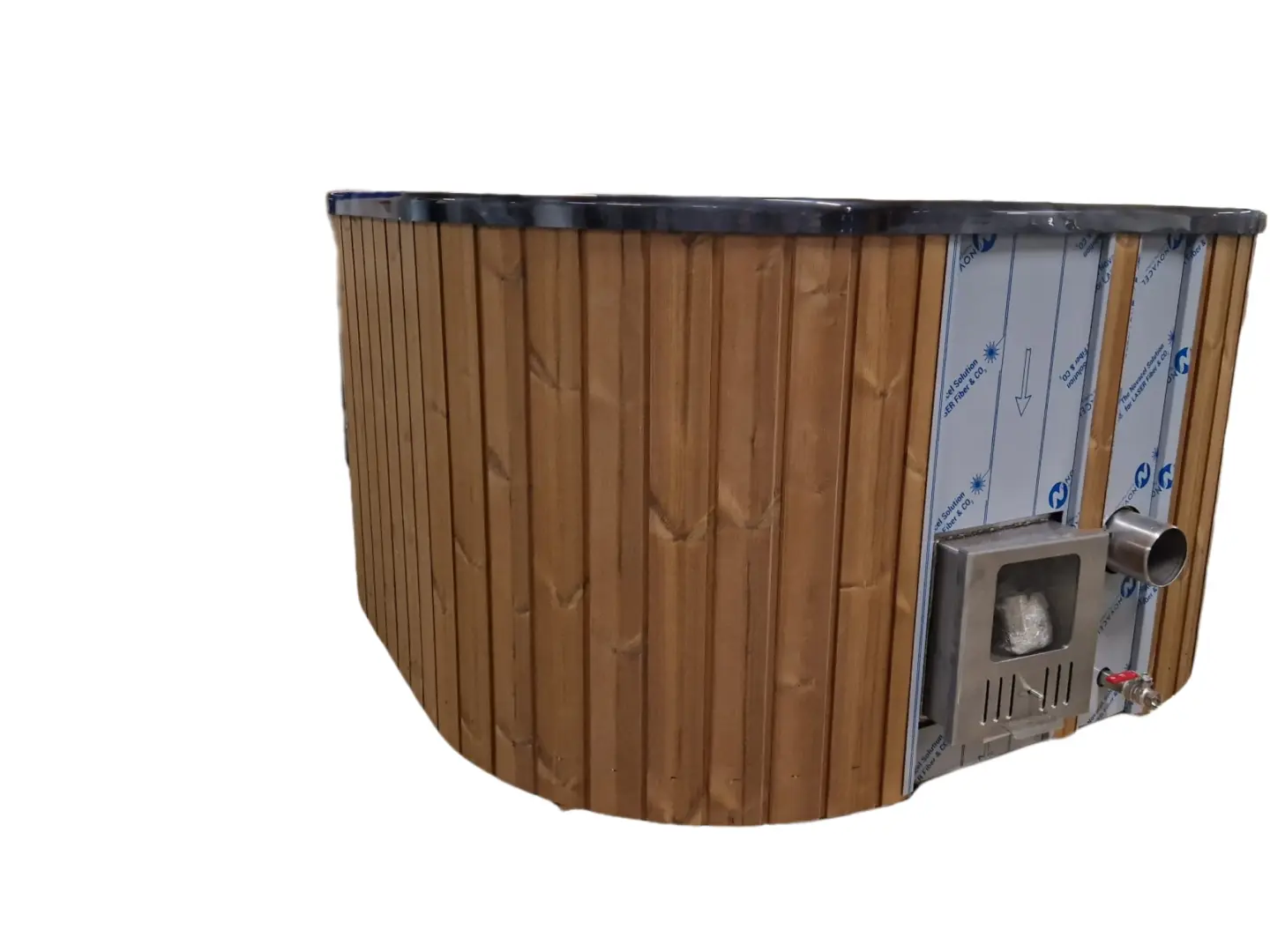 balia kwadratowa 210 210 cm piec zintegrowany STANDARD 3